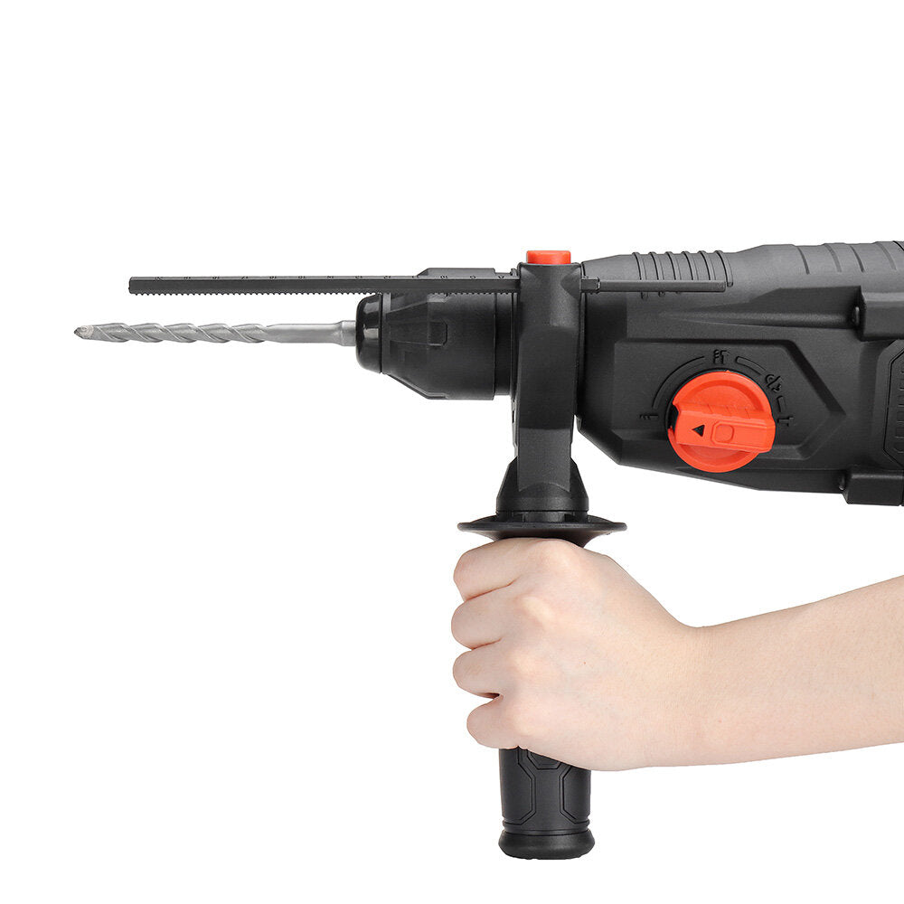 4 in 1 Multifunctional Rotary Hammer Drill 1/2Inch 1050Rpm 5200Bpm Corded Electric Impact Drill Punch Power Tools