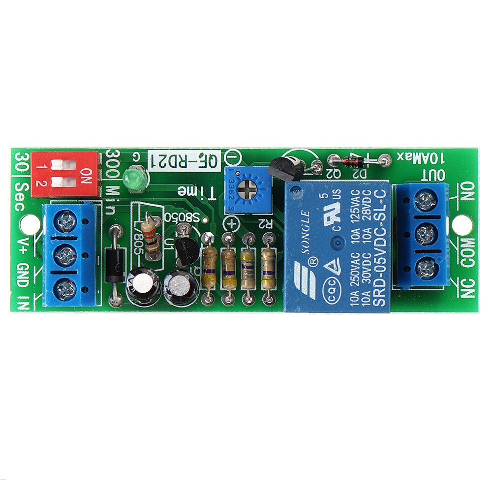 5V Power-off Delay Disconnect Relay Module Timer Delay Switch Module