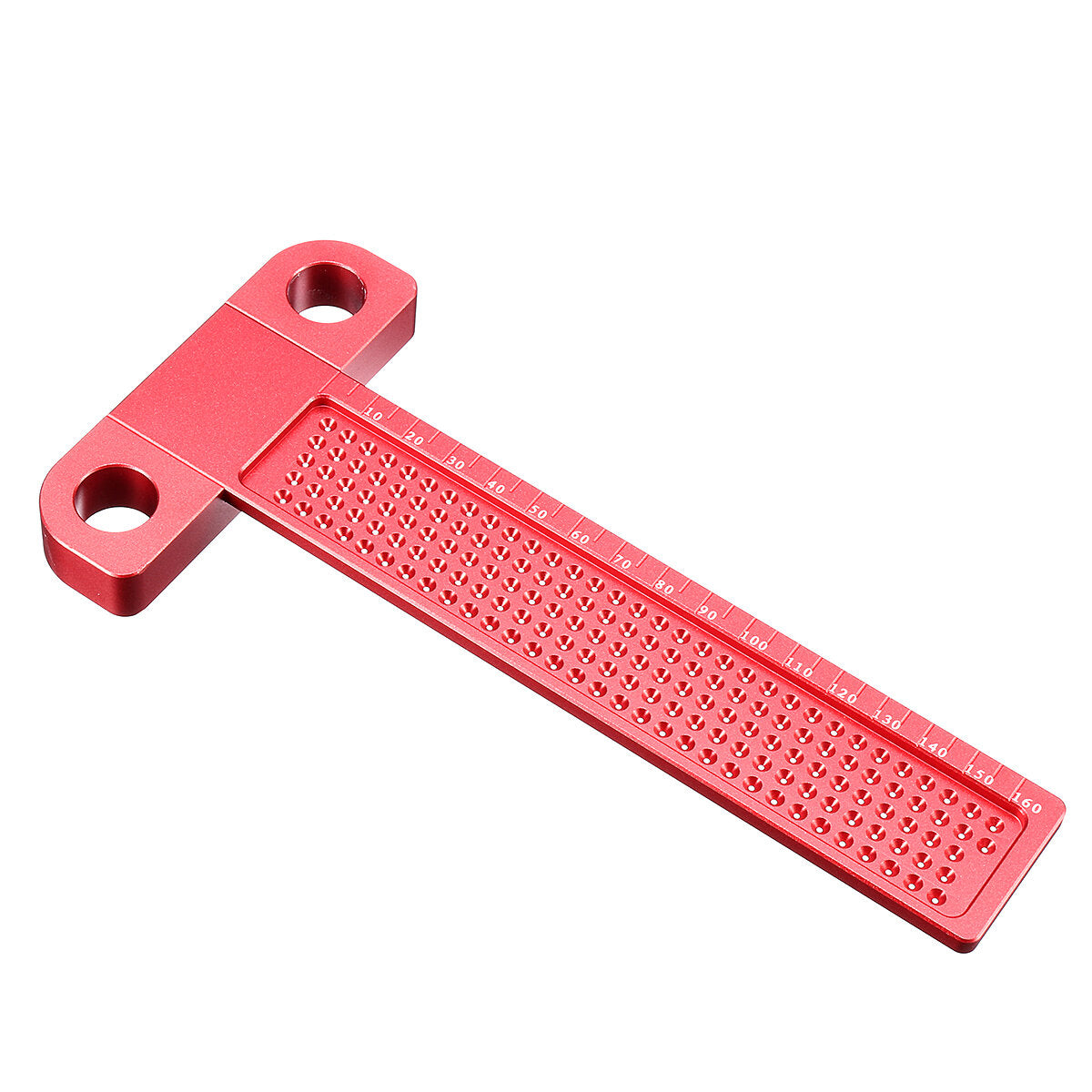Aluminum Alloy T-160 Ruler, 98x200mm, Multi-Purpose Measuring Tool for 0.5-1mm Refills, Durable & Accurate