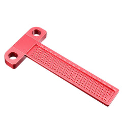 Aluminum Alloy T-160 Ruler, 98x200mm, Multi-Purpose Measuring Tool for 0.5-1mm Refills, Durable & Accurate