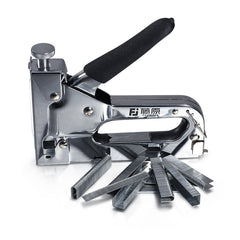 Nail Stapler Manual Nail Guns Three-use Heavy-Duty Stainless Steel Nail Guns With 800 Staples Attached