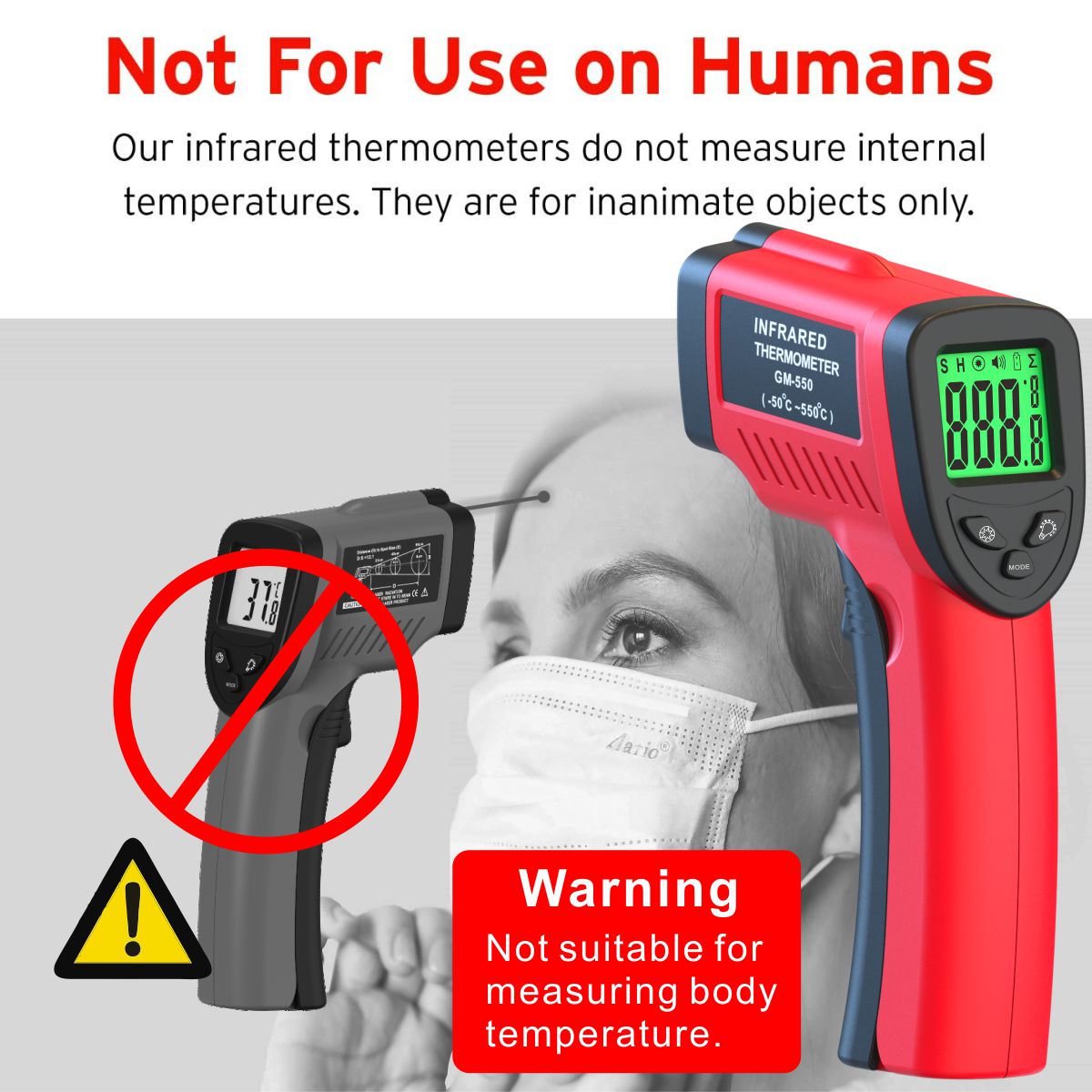 Industrial Laser Infrared Thermograph For Cooking Oven Temperature Testing