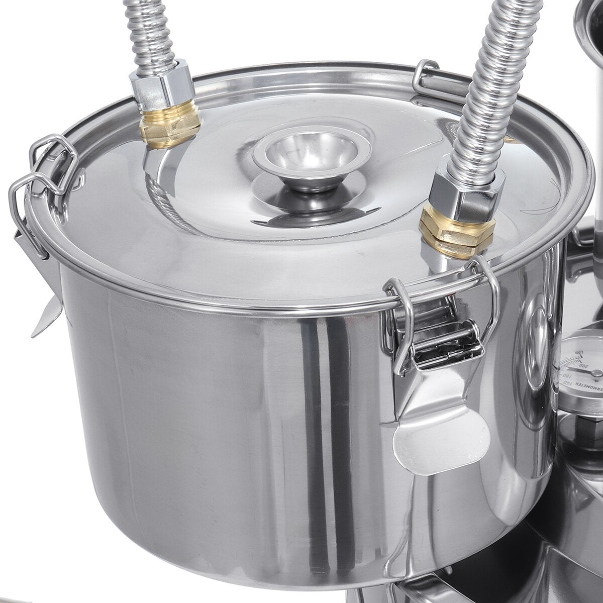 12L/20L/30L Home Alcohol Distiller Brewing Kit Moonshine Still Stainless Boiler