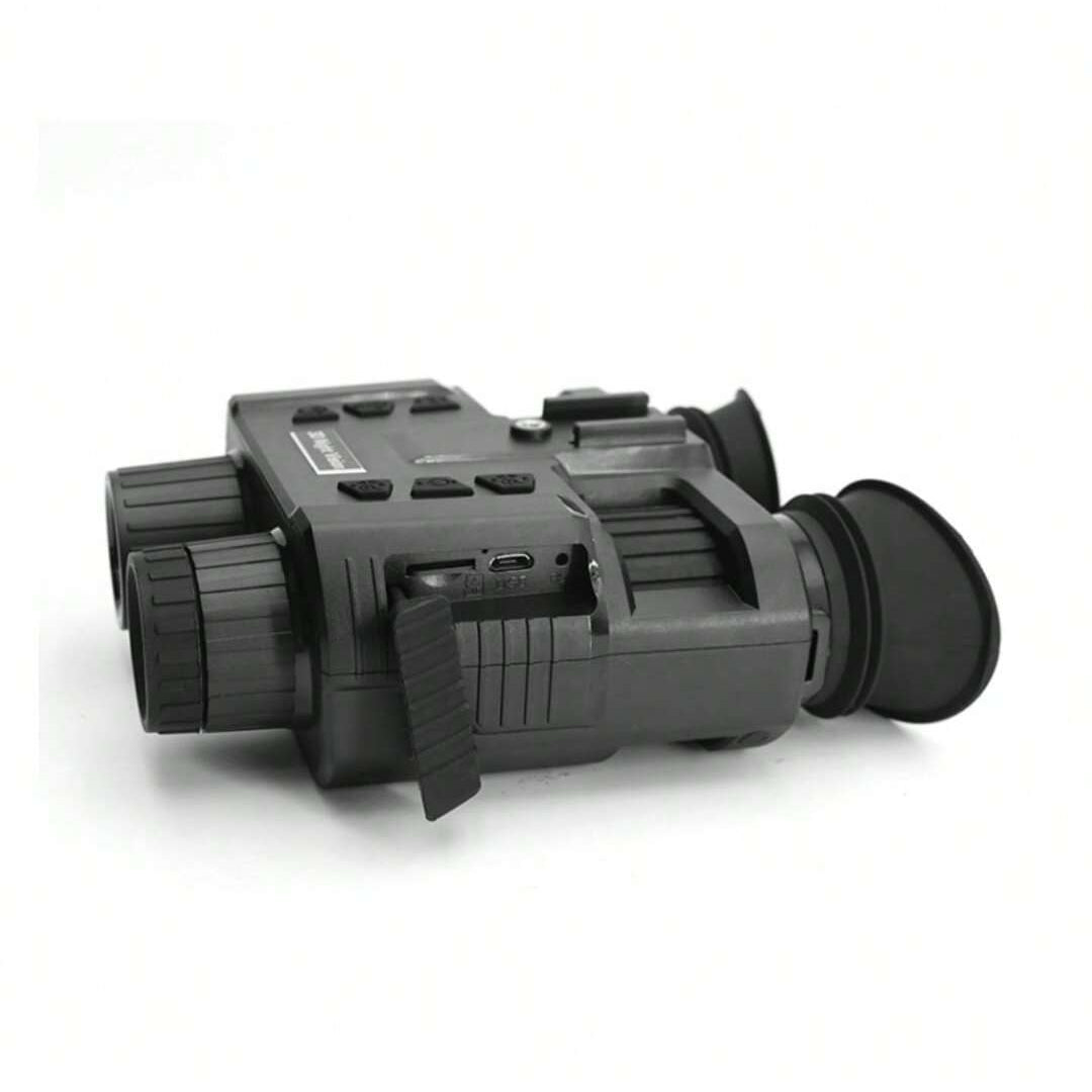 Dual-Screen Binoculars with 3D Display, 7x Magnification, Rechargeable Battery, Night Vision, and Photo/Video Capability