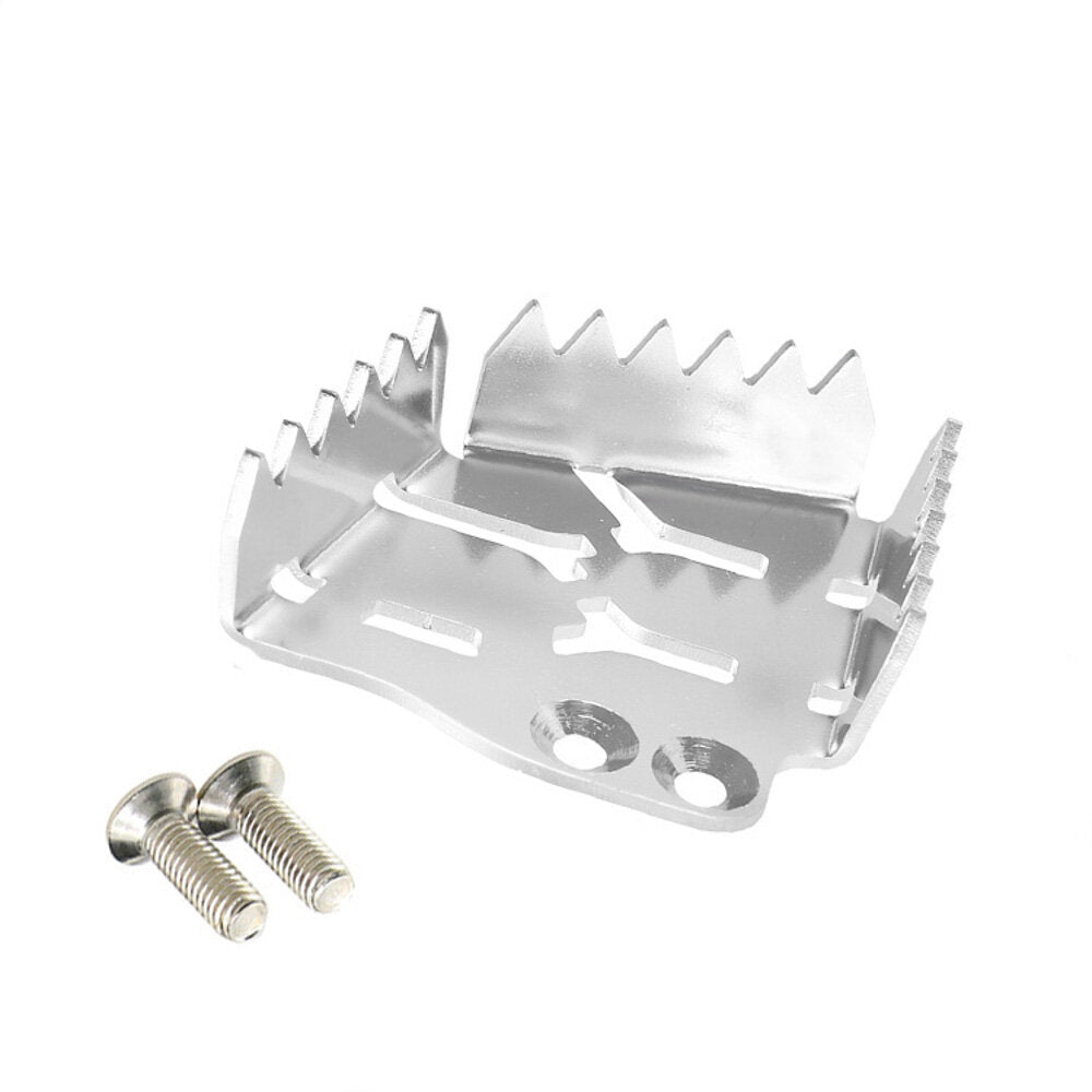 Modified Brake Lever Foot Plate Motorcycle Retrofitted With Brake Pedal