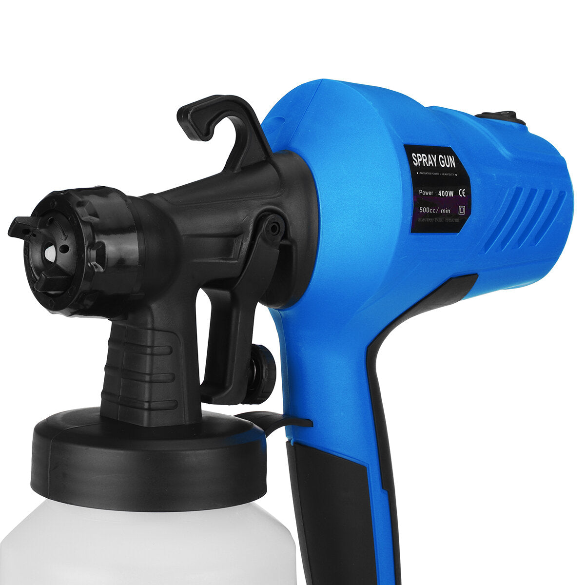 400W Electric Paint Sprayer Portable Handheld Paint Spray Guns for Indoor Home Fence DIY Painting Tool
