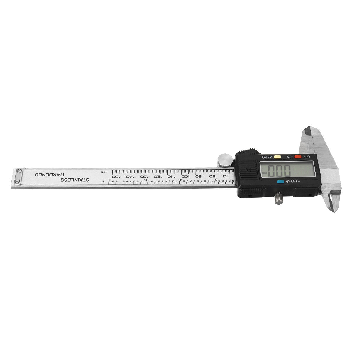 150mm Digital Vernier Caliper Stainless Steel Measuring Tool with LCD Display for Woodworking and Precision Measurement