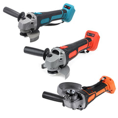125mm/100mm Brushless Cordless Angle Grinder Variable Speed DIY Electric Cutting Grinder Machine Power Tools For Makiita 18V Battery