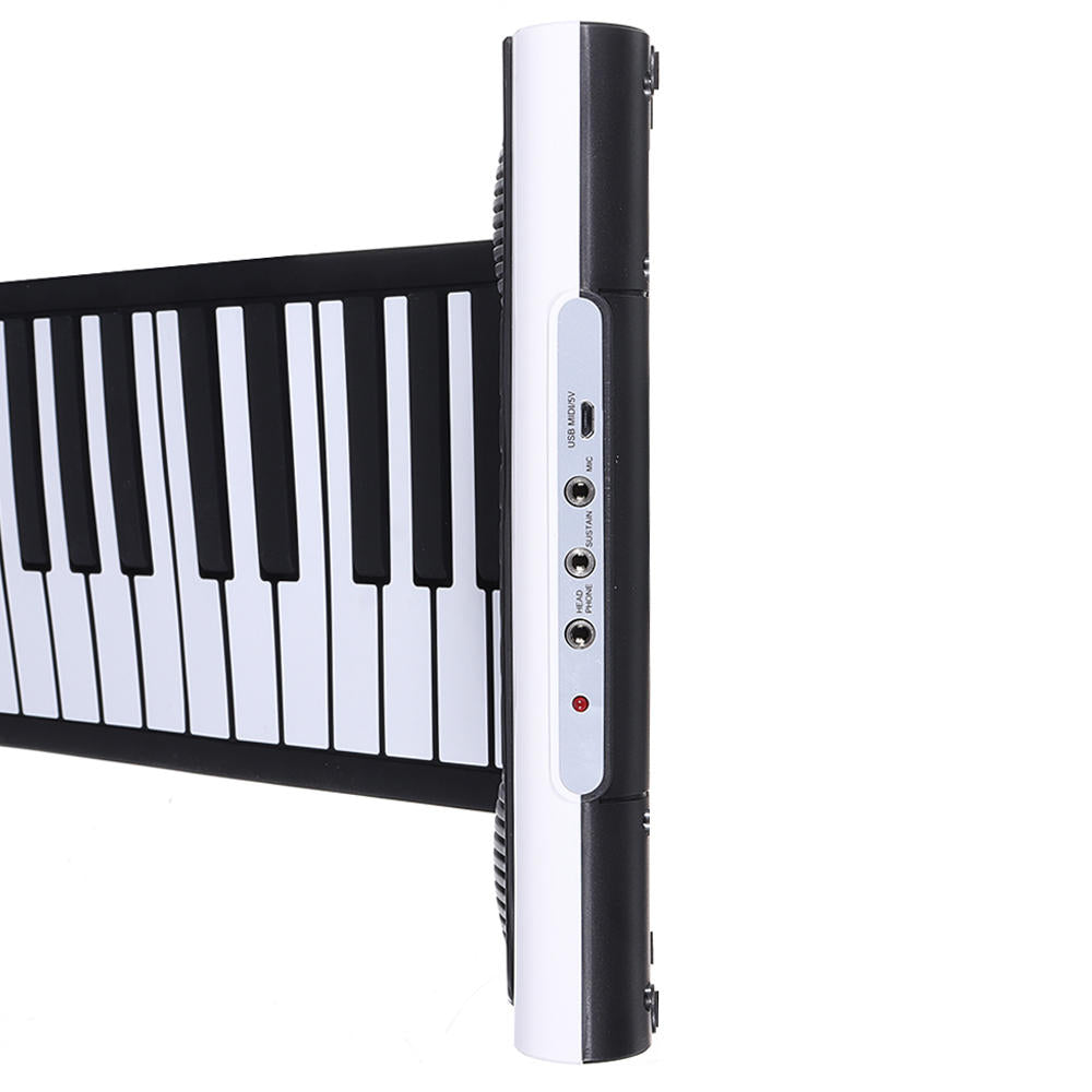 61/88 Key Hand Roll Up Electronic Keyboard Piano with APP-assisted Teaching Function