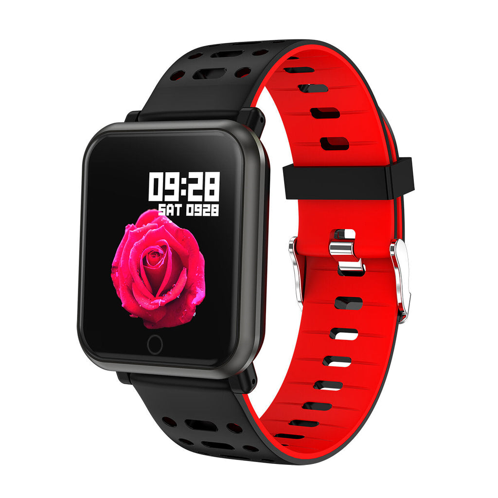 HD Display Color Screen Wristband Blood Pressure and Oxygen Monitor Bright Adjust Smart Watch