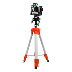 360 12 Line 3D 120X Green Light Laser Level Outdoor Cross Measure Tool W/ Tripod