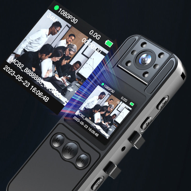 32GB 1080P Action Camera for Cycling, Outdoor Sports, Fishing - Wearable Handheld Recorder with USB Connection