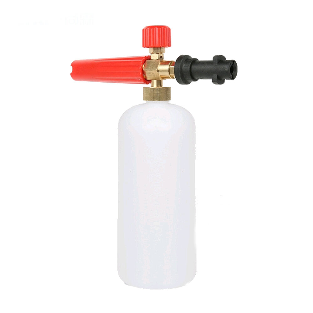 1L High Pressure Foam Pot 1/4 Quick Insert Fast Interface Adjustable Nozzle Head Pure Copper PA Foam Pot