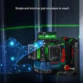 18V-120-33 CG Laser Level 12 Lines 35m Range Extendable to 120m High Precision ± 0.3 mm/m Rapid Self-Leveling IP 65