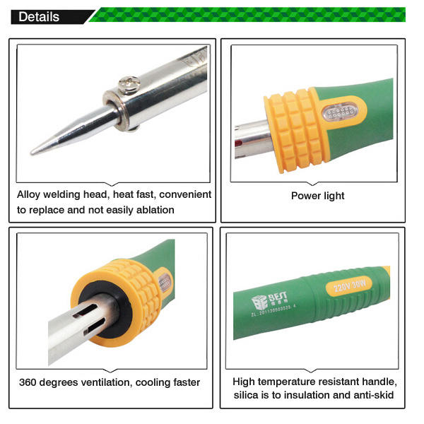 30W 60W Hand Type Electric Soldering Iron Pen