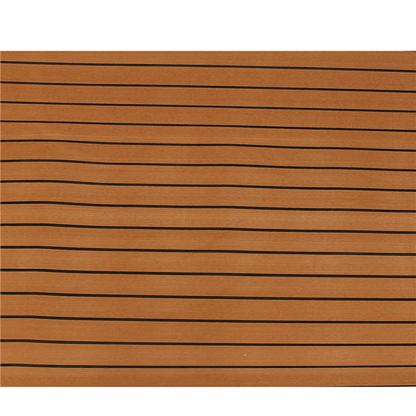 240cm x 90cm x 5mm EVA Foam Teak Sheet Boat Yacht Synthetic Teak Decking With Glue