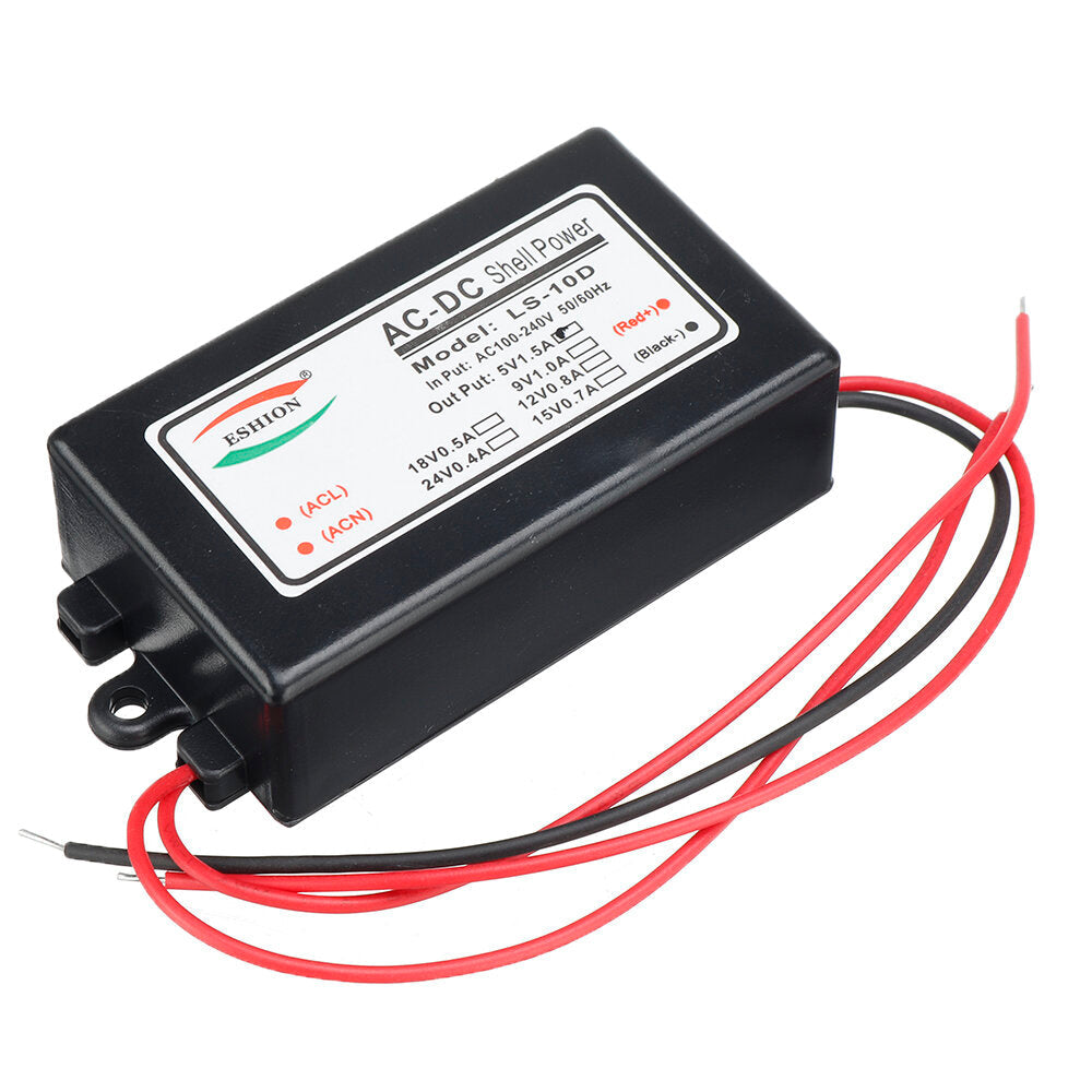 5V/9V12V/24V 9W Switching Power Supply Module High Efficiency LED Power Supply with Black Shell
