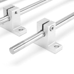 15pcs 300mm Optical Axis Guide Bearing Housings Linear Rail Shaft Support Screws Set