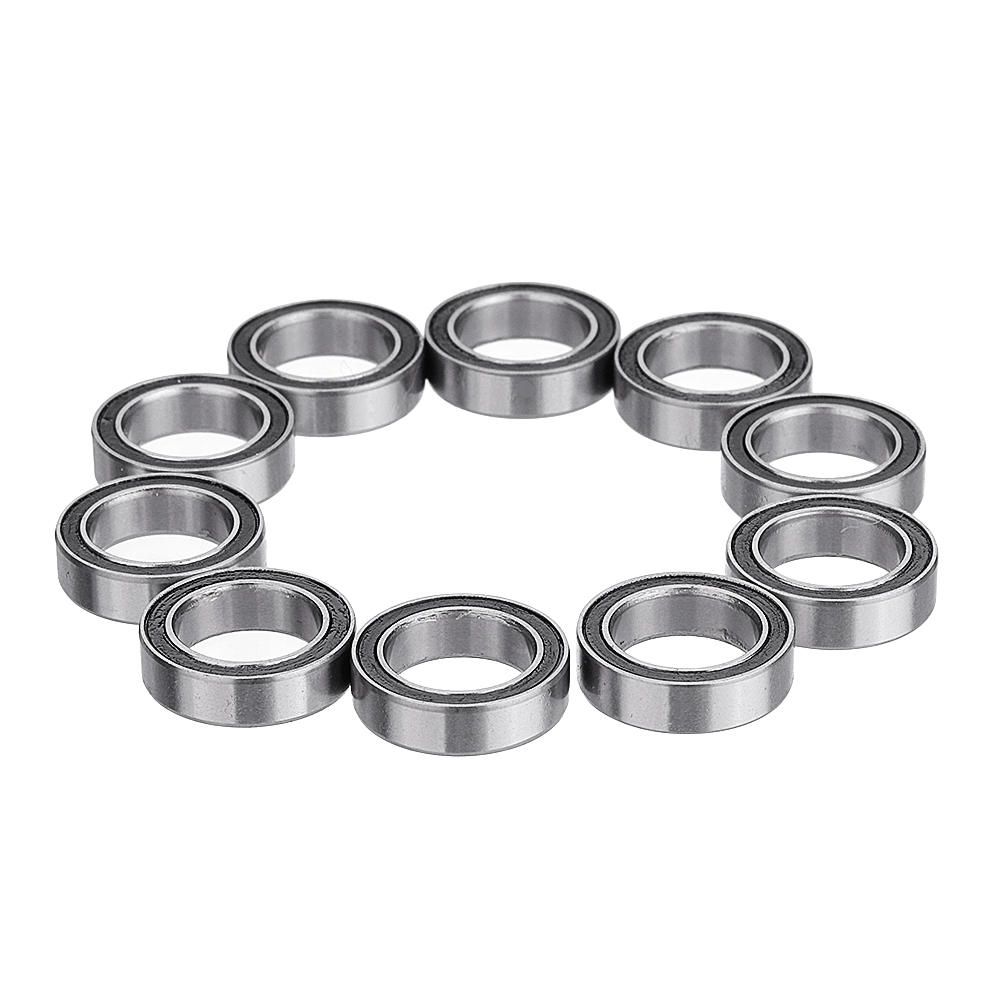 10pcs 6700-2RS 10x15x4mm 10x16x5mm Miniature Double Rubber Seal Deep Groove Ball Bearing