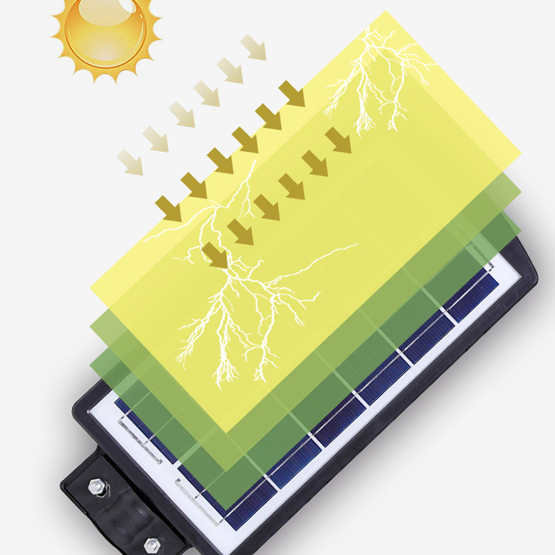 LED Solar Street Light PIR Motion Sensor Outdoor Garden Waterproof Wall Lamp Remote Control