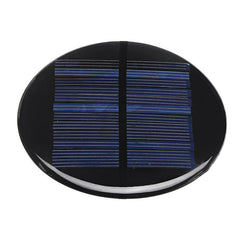 10pcs 80MM 6V 2W Round Style Polycrystalline Solar Panel Epoxy Board