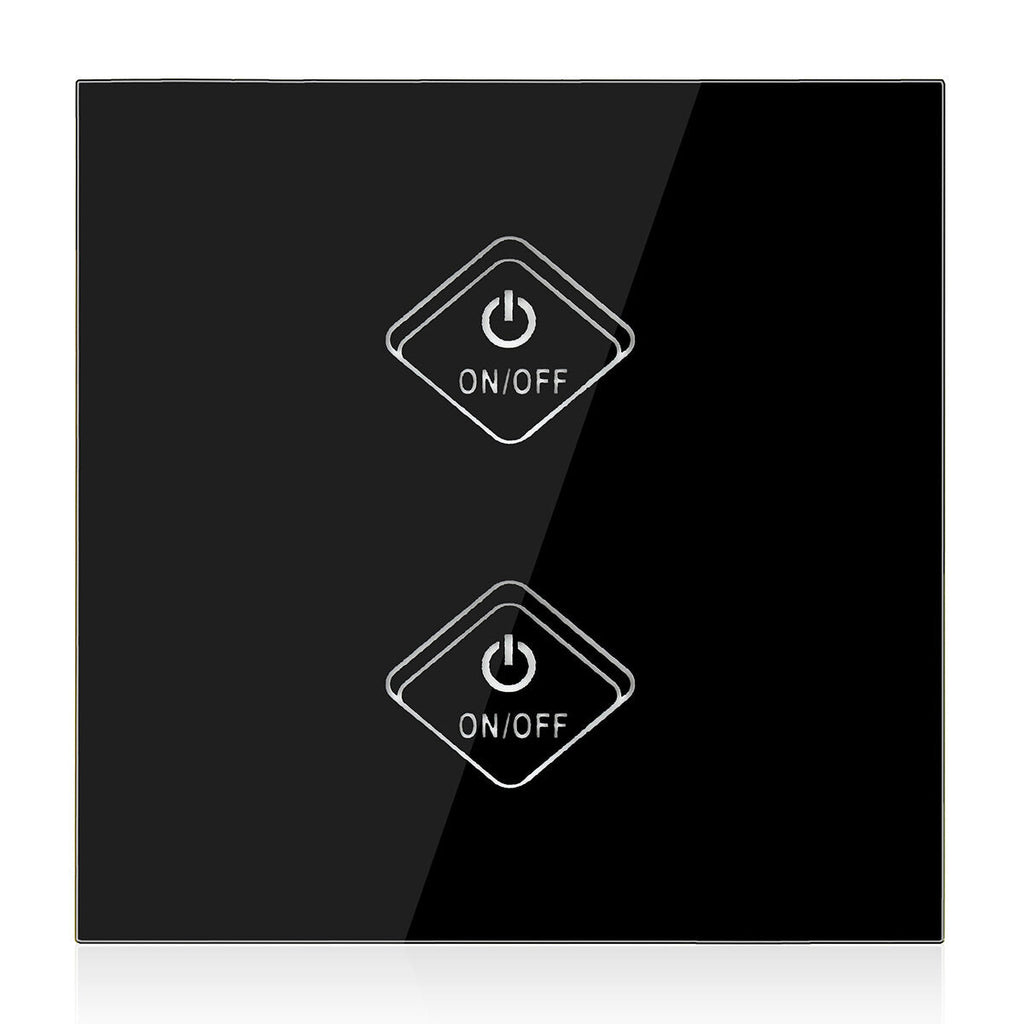 1/2/3/4Gang WIFI Smart Wall Light Remote Touch Switch Panel work with Alexa /Google Home