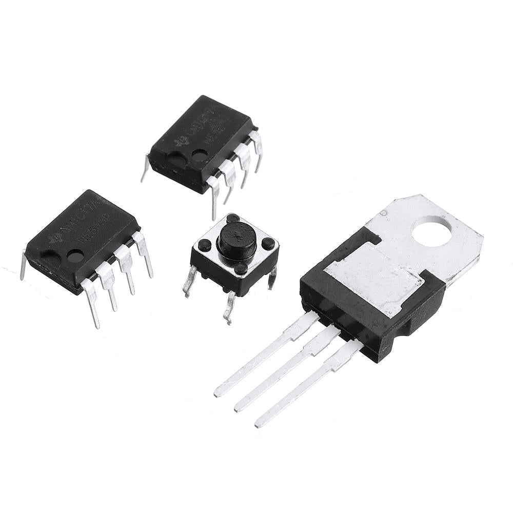 10pcs 555 Trigger Circuit Student Soldering Practice Board Electronic Production DIY Kit