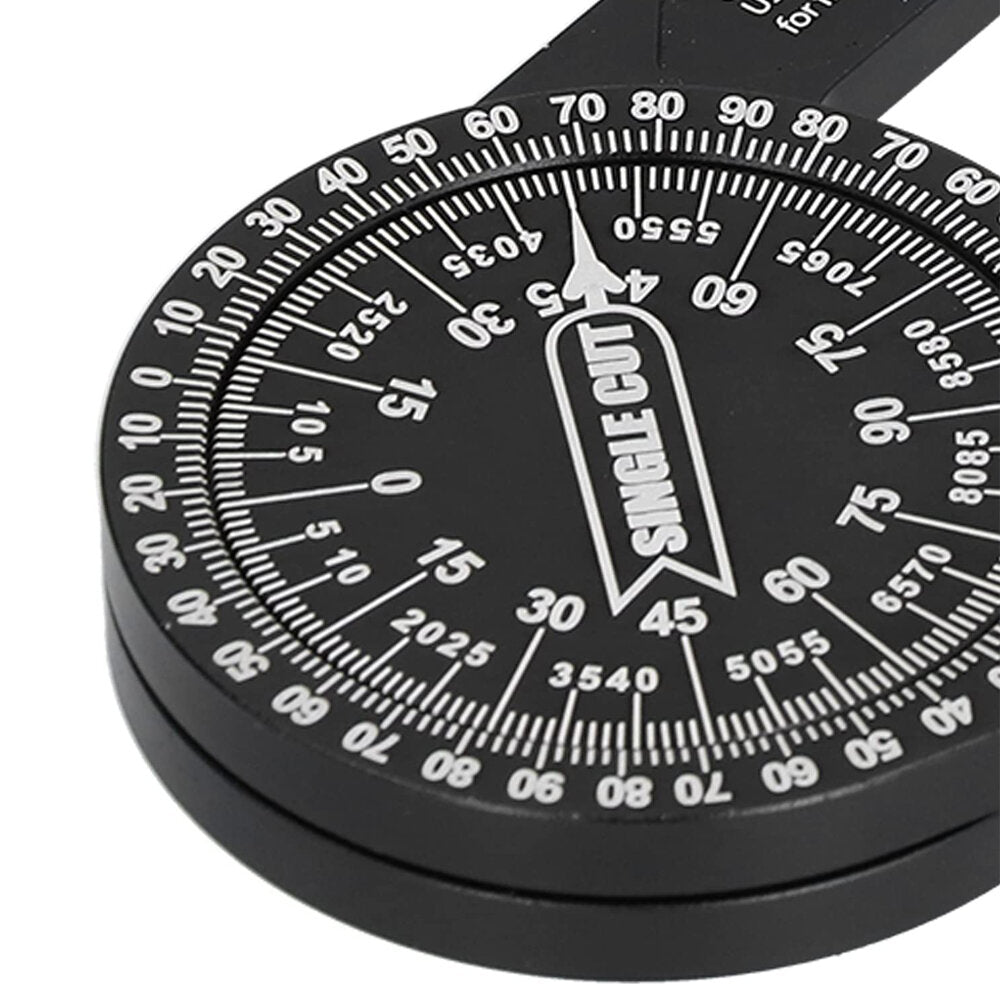 High-Precision Aluminum Angle Finder Protractor for Miter Saw - Durable, Easy Measurement for Carpentry & Woodworking
