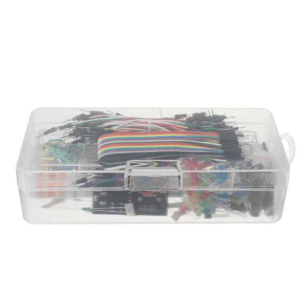 Power Supply Module 830 Hole Breadboard Resistor Capacitor LED Kit
