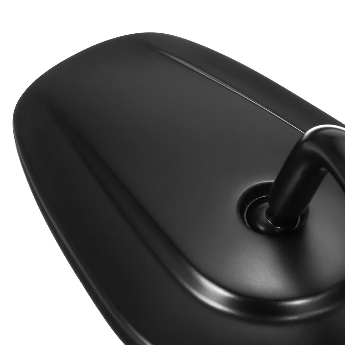 8mm Black Aluminum Alloy Left Right Rear View Side Motorcycle Mirrors