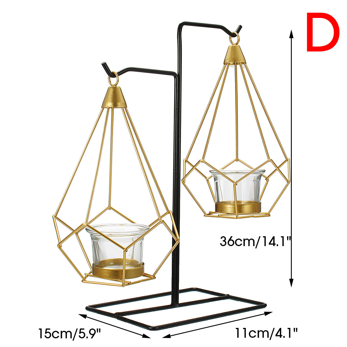 Creative Nordic Style Light Luxury Candle Holder Table Romantic Wedding Decor Crafts Storage