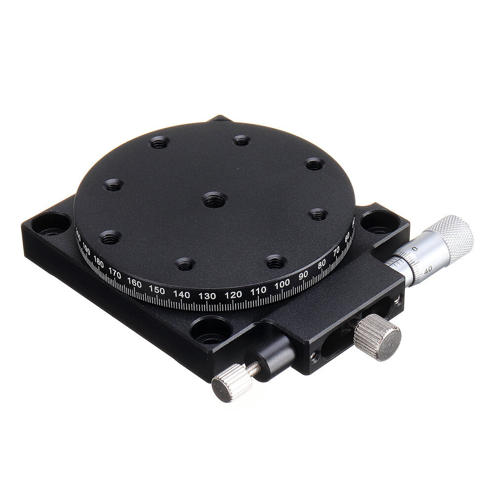 RS60-L RS60-R 60mm R Axis Manual Rotating Platform Sliding Stage Precision Bearing Linear Stage