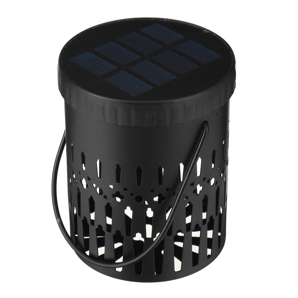 Outdoor Solar Lantern Light LED Solar Metal Lights Waterproof Hanging Lamp