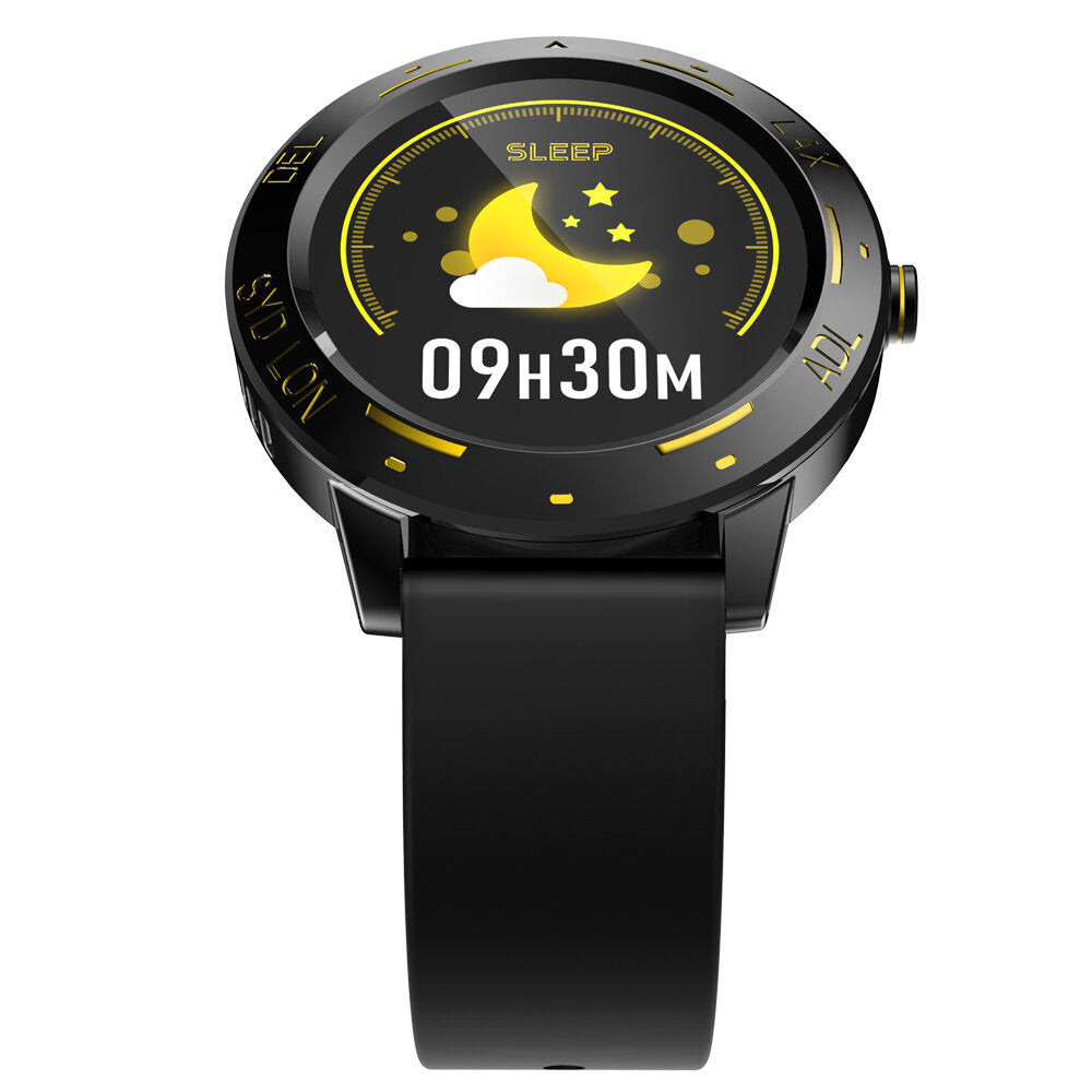 Full Touch Fitness Tracker Wristband Heart Rate Blood Pressure Monitor Weather Display Smart Watch