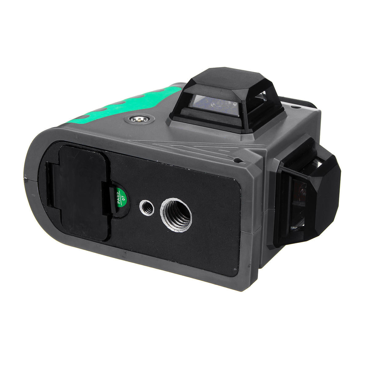 3D 12 Lines Laser Level Self-Leveling 3x360 Green/Blue Light + Bracket + Holder