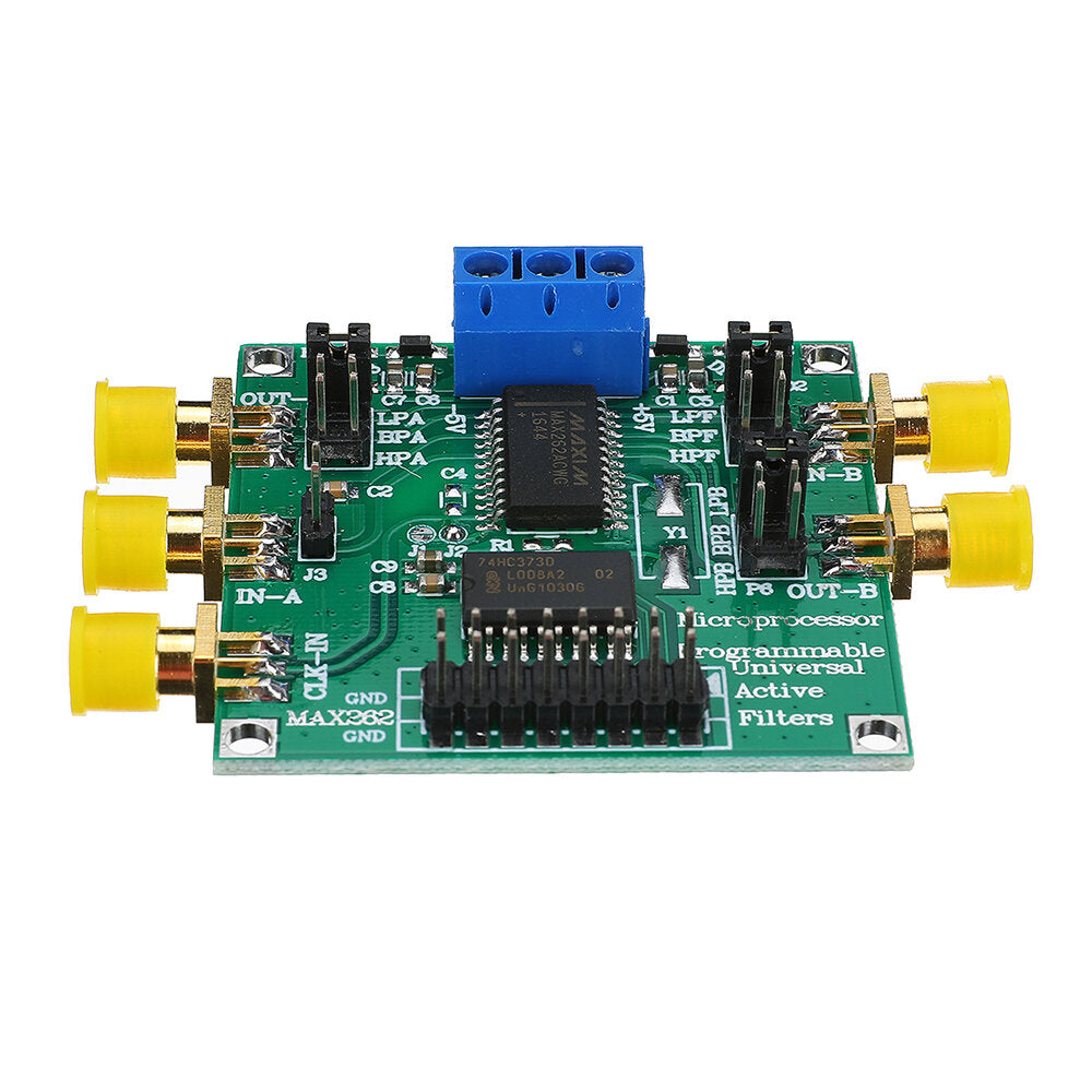 Active Filter Module Programmable Filter High Low Pass Bandpass Programmable Quality Factor for Amplifier