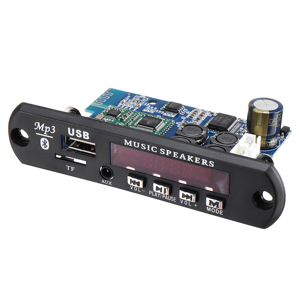 25W+25W Bluetooth Amplifier Board MP3 Decoder Board WAV APE Lossless Audio USB TF AUX DC12V-24