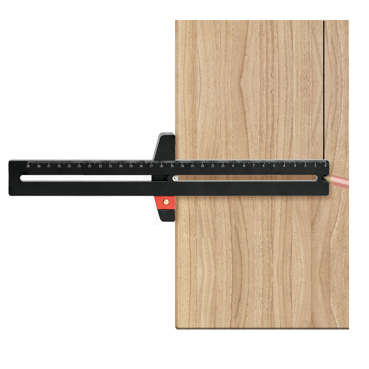 Multifunctional Circle Drawing Ruler - Precision Tool for Carpentry & Design, Lightweight Aluminum, 12mm-290mm Range