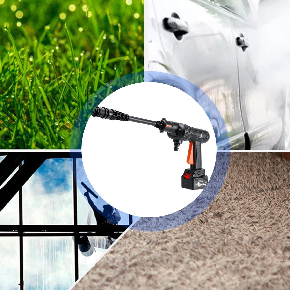 24VF Car High Pressure Washer Spray Guns Car Washing Machine Water Pump Machine