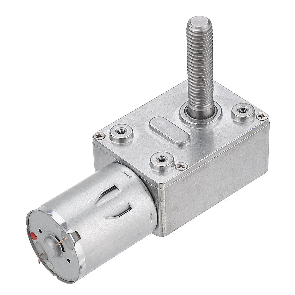 DC 12V Worm Gear Motor 10/30/90/150RPM Turbine Self-locking Reduction Gear Motor