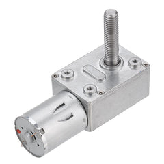 DC 12V Worm Gear Motor 10/30/90/150RPM Turbine Self-locking Reduction Gear Motor