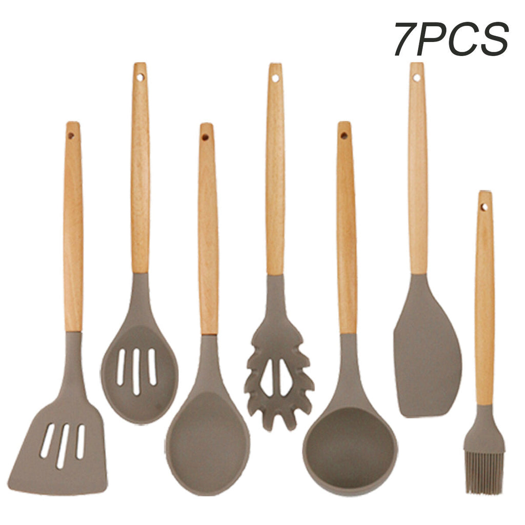 Kitchen Silicone Spatula Utensil Set Non-Stick for Cooking Kitchen Gadgets Tools