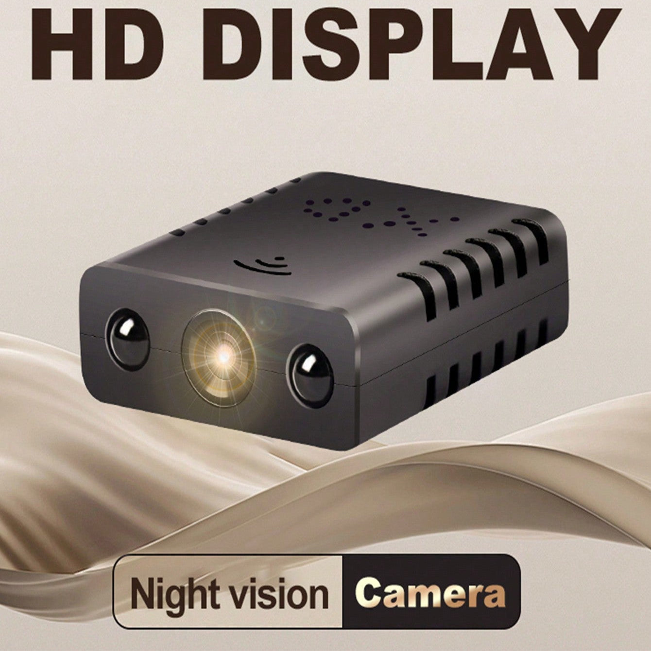 1080P WiFi Rechargeable Camera, 2X Digital Zoom, BSI CMOS Sensor, USB Interface, Compact Design, ABS Material