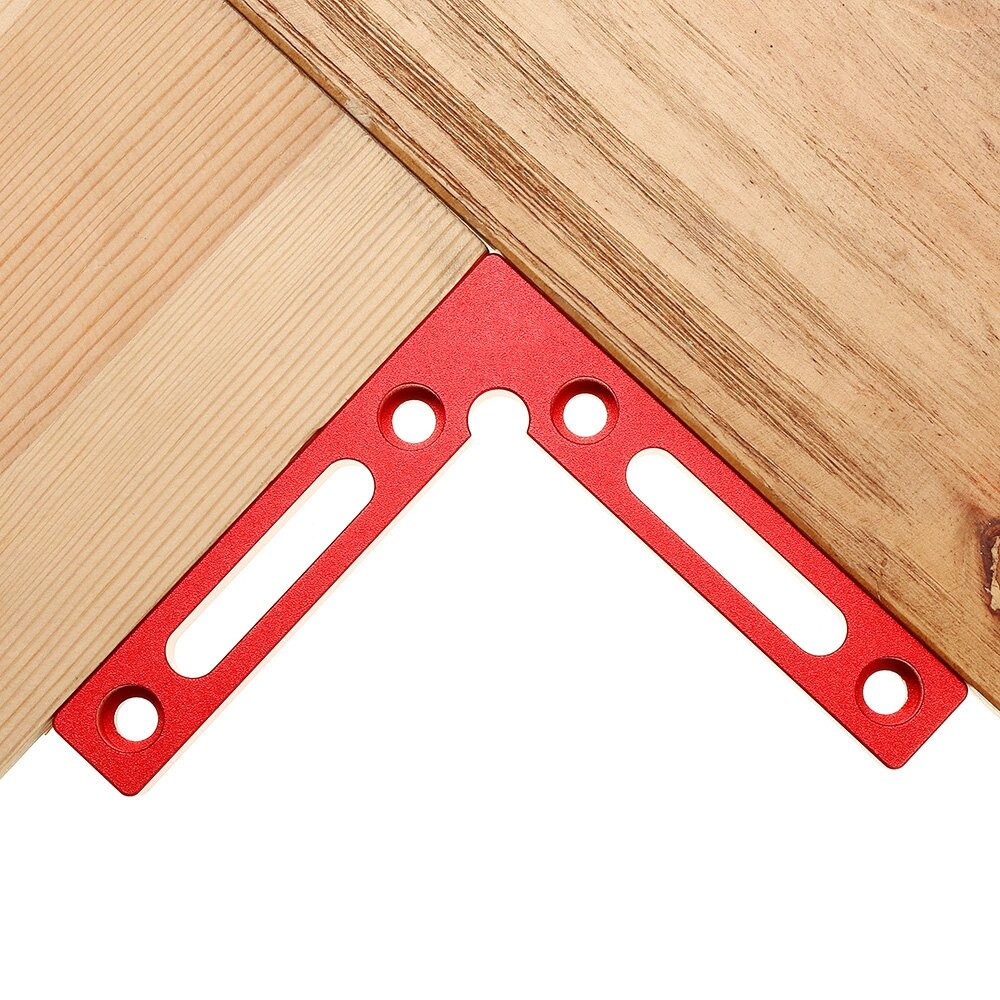 Aluminium Alloy 90 Degree 120x120mm Precision Clamping Square Woodworking L-Shaped Auxiliary Fixture