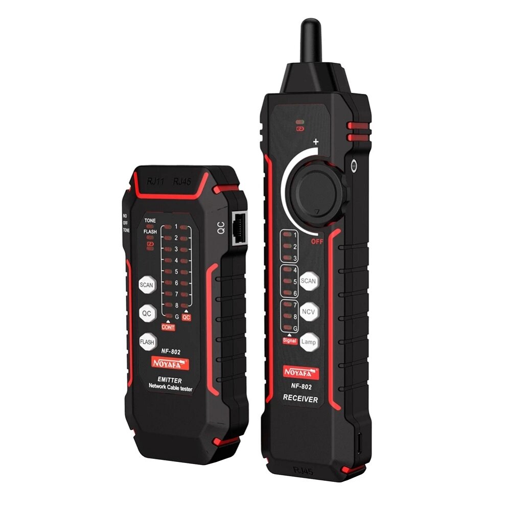 Multi-function Network Cable Tester Tracker RJ11 RJ45 CAT5 CAT6 LAN Ethernet Phone Wire Finder POE Test