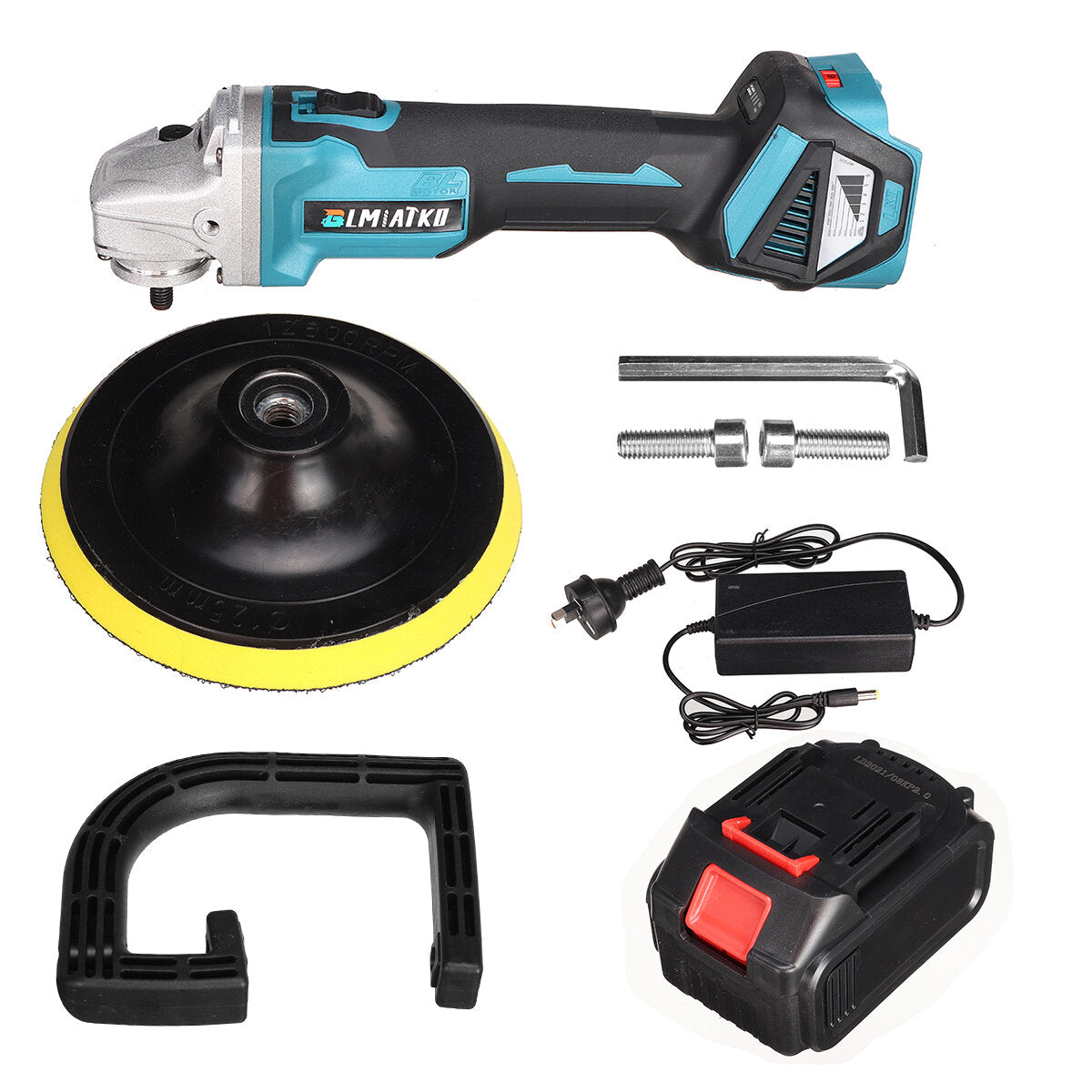 1600W 6 Gears Brushless Electric Polishing Machine Wireless Car Polisher Rechargeable Sanding Tools with/without Battery