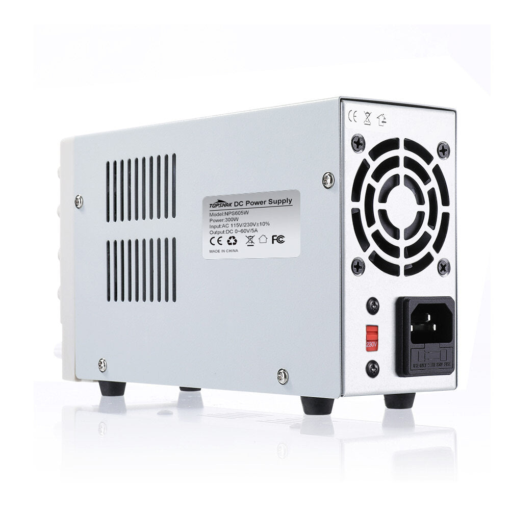 110V/220V 0-60V 0-5A Adjustable Digital DC Power Supply 300W Regulated Laboratory Switching Power Supply