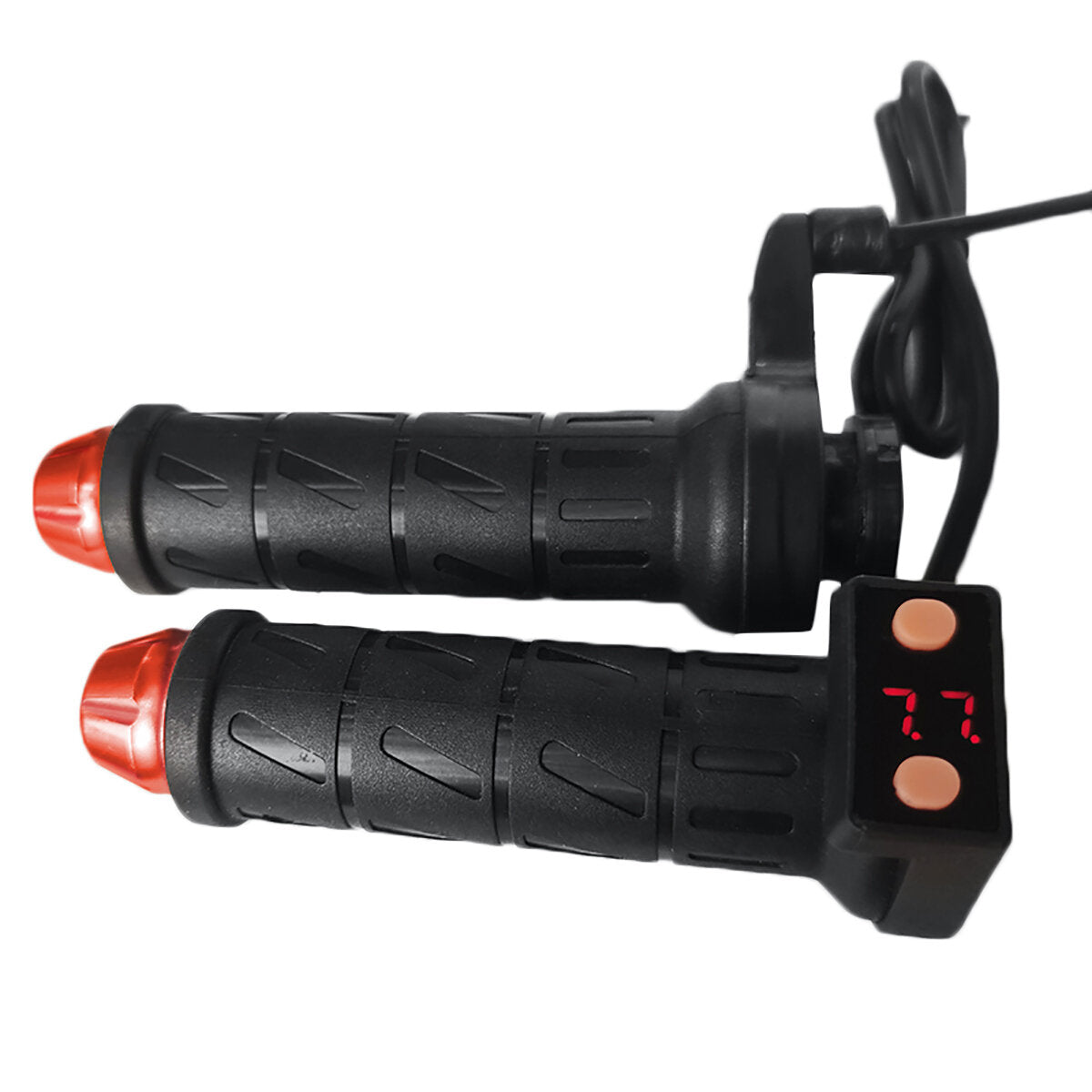 Motorcycle / Electric Scooter Heated Grips 22mm Adjustable Digital LCD Display