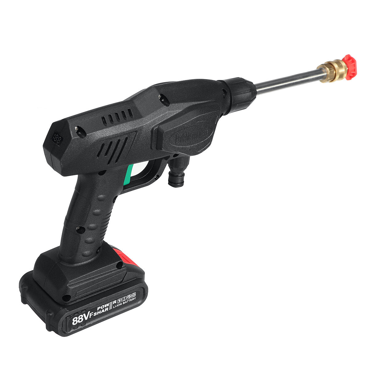 900W Cordless High Pressure Washer Battery Indicator Car Washing Machine Spray Guns Water Cleaner