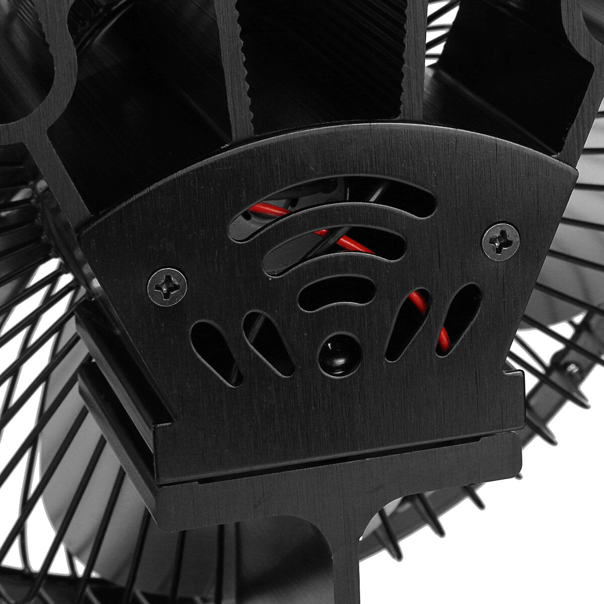 Large Air Volume Heater Fan: 5-Leaf, 5-Color Fireplace with Cover